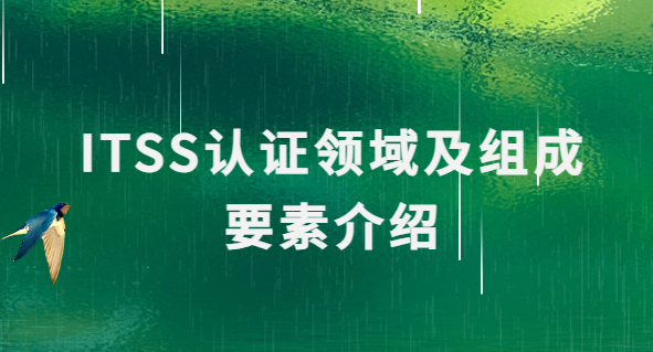 ITSS認證領(lǐng)域及組成要素介紹(咨詢 運維 云服務(wù) 數(shù)據(jù)中心)